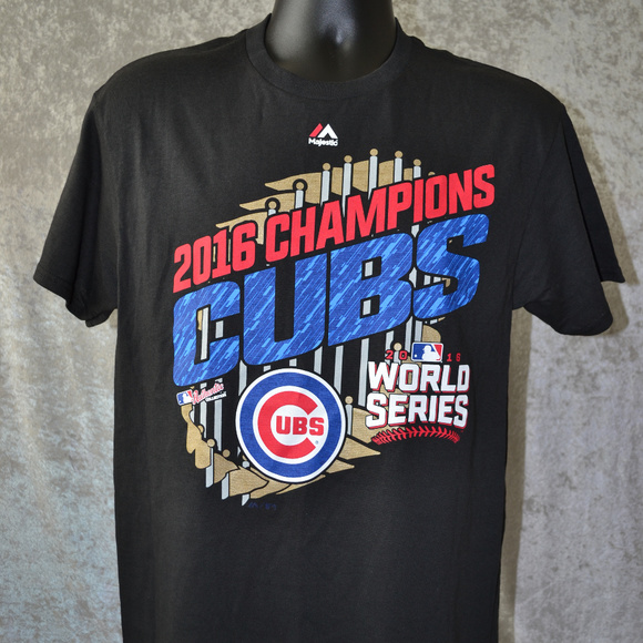 MLB CHICAGO CUBS 2016 WORLD SERIES CHAMPIONS - Picture 1 of 8
